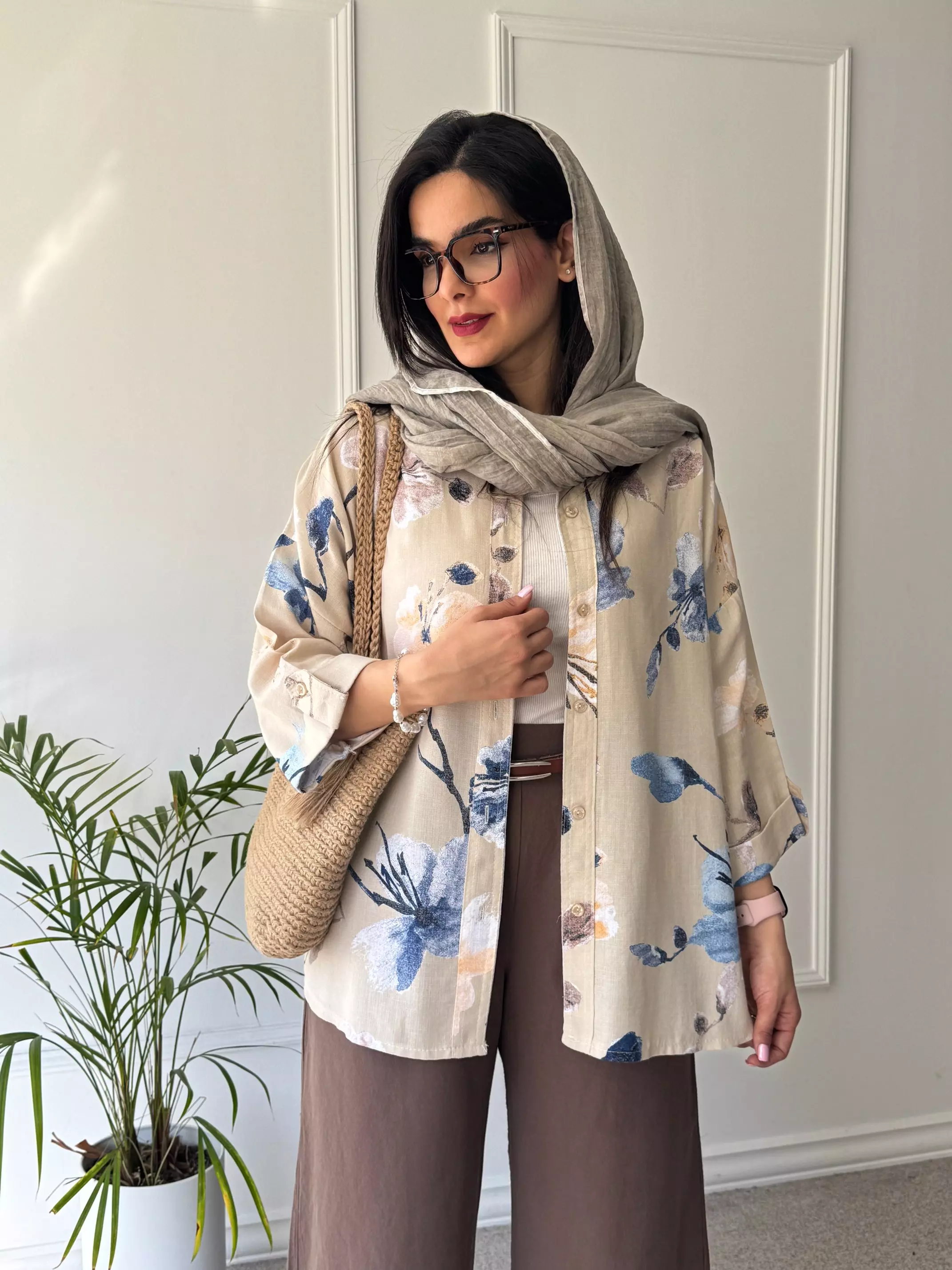 مانتو شومیزی گندم